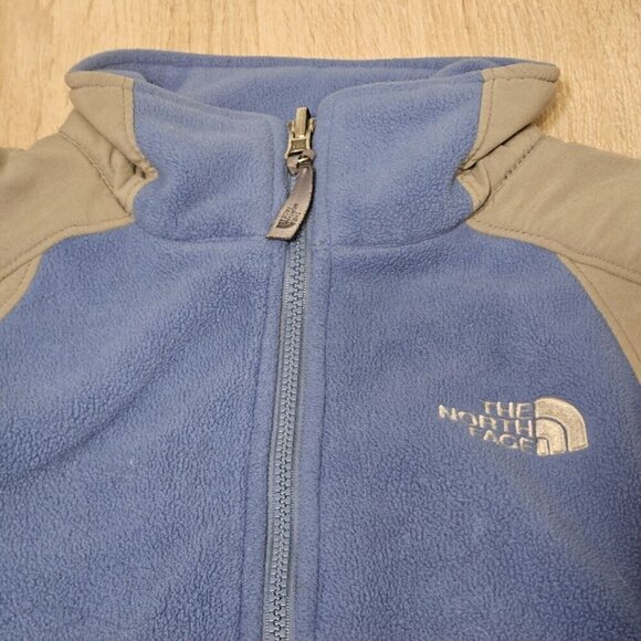 The North Face Womens Jacket M Blue & Gray Polartec Fleece Gorpcore Hiking - Picture 2 of 7